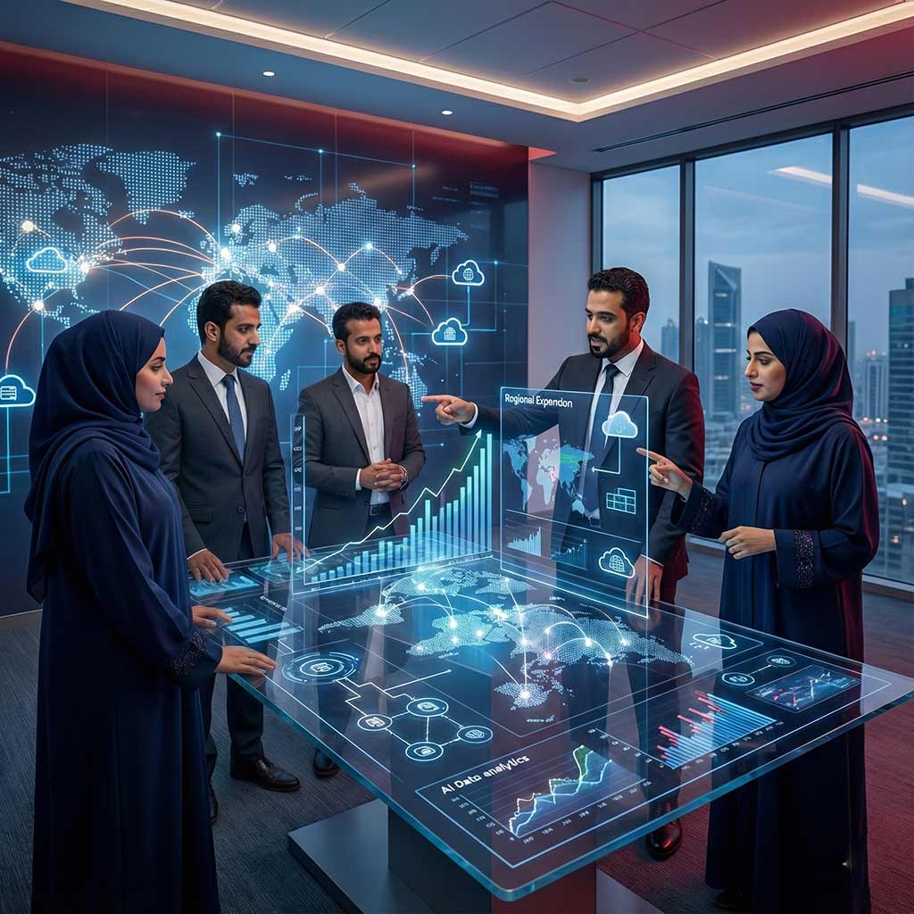   التوسع بابتكار، والنمو باستدامة