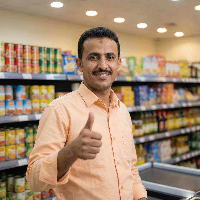  المتاجر الصغيرة والكبيرة